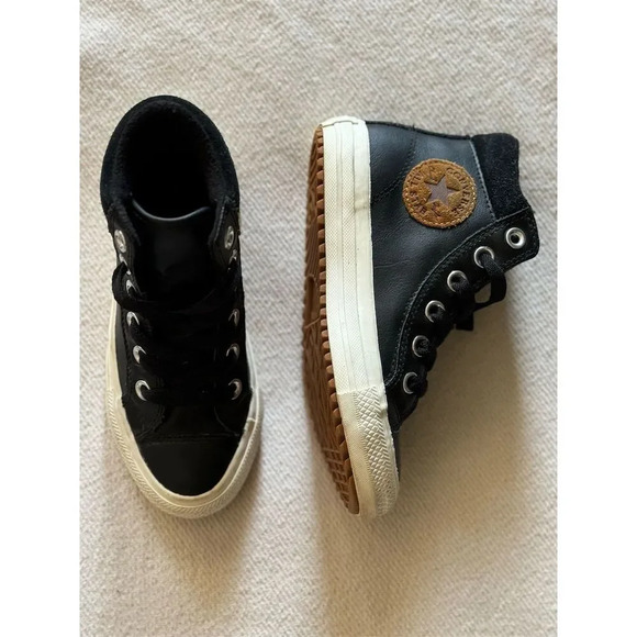 Converse Other - Converse Chuck Taylor All Star PC Boot Hi Junior Black/Caramel Size 13